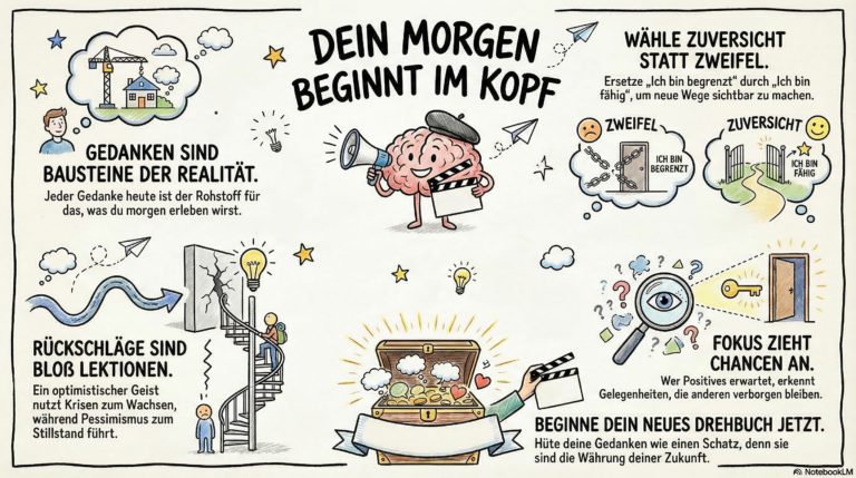 Du wirst morgen sein, was du heute denkst.